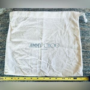 Jimmy Choo Cotton Dust Bag drawstring  Clean Luxury